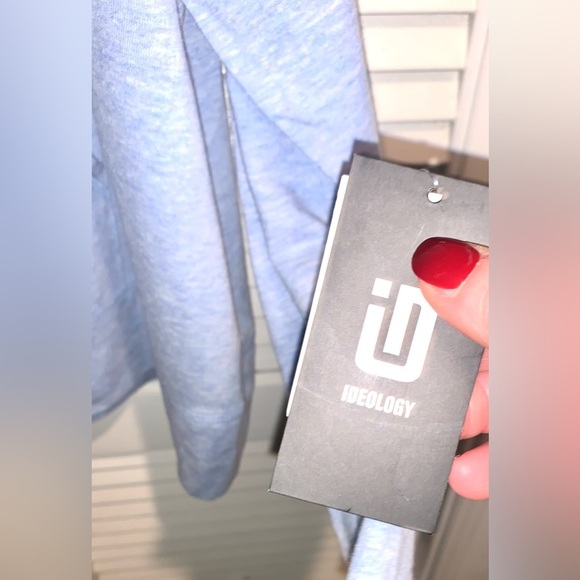 Ideology matching set joggers Full Zip Jacket Pale Blue Plus Size 2X New w/Tag - Picture 3 of 8